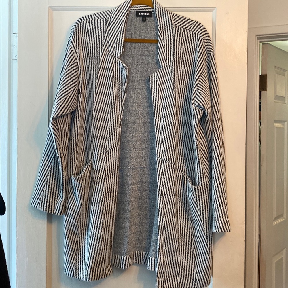 EXPRESS Black and white Jacket Size M